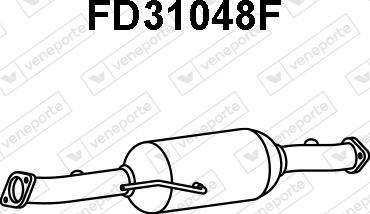 Veneporte FD31048F - Filtre à particules / à suie, échappement cwaw.fr