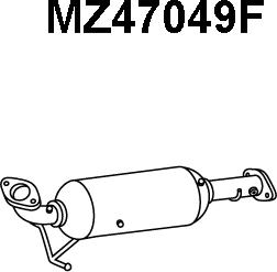 Veneporte MZ47049F - Filtre à particules / à suie, échappement cwaw.fr