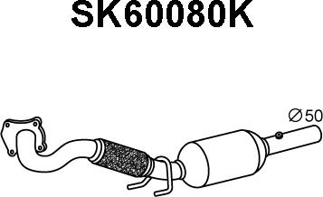 Veneporte SK60080K - Catalyseur cwaw.fr