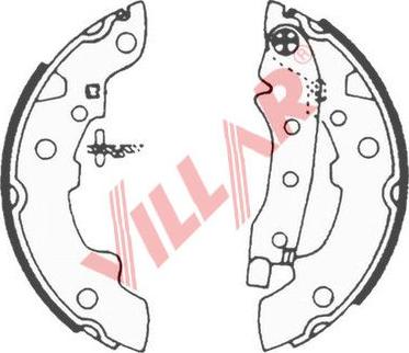 Villar 629.0586 - Jeu de mâchoires de frein cwaw.fr