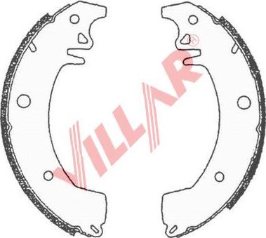 Villar 629.0579 - Jeu de mâchoires de frein cwaw.fr