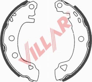 Villar 629.0578 - Jeu de mâchoires de frein cwaw.fr