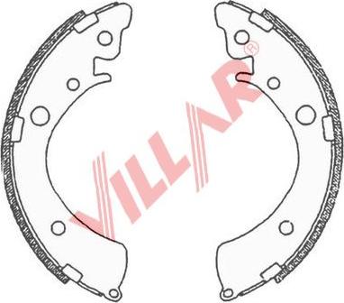 Villar 629.0697 - Jeu de mâchoires de frein cwaw.fr