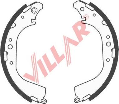 Villar 629.0668 - Jeu de mâchoires de frein cwaw.fr