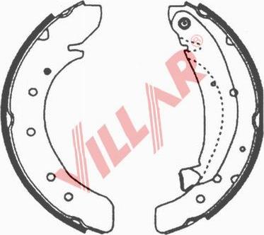 Villar 629.0626 - Jeu de mâchoires de frein cwaw.fr