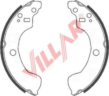 Villar 629.0845 - Jeu de mâchoires de frein cwaw.fr