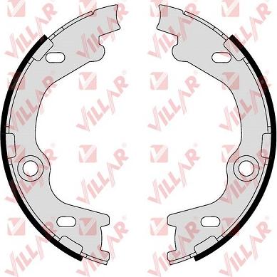 Villar 629.0259 - Jeu de mâchoires de frein, frein de stationnement cwaw.fr