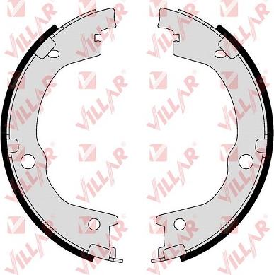 Villar 629.0263 - Jeu de mâchoires de frein, frein de stationnement cwaw.fr