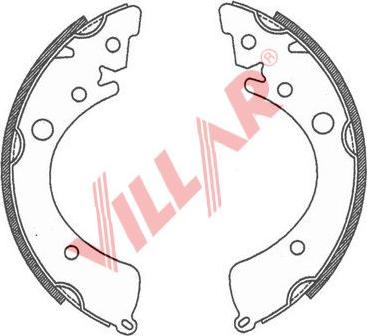 Villar 629.0735 - Jeu de mâchoires de frein cwaw.fr