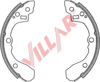 Villar 629.0729 - Jeu de mâchoires de frein cwaw.fr