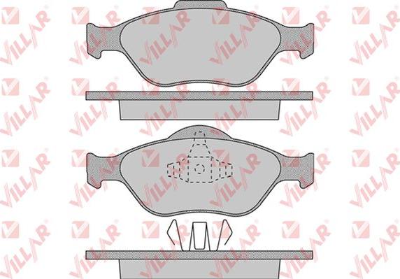 Villar 626.0949 - Kit de plaquettes de frein, frein à disque cwaw.fr