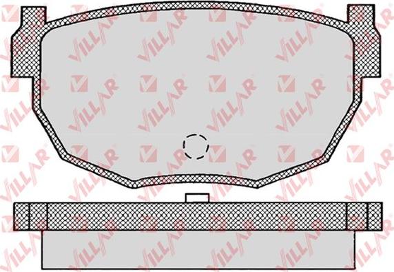 Villar 626.0945 - Kit de plaquettes de frein, frein à disque cwaw.fr