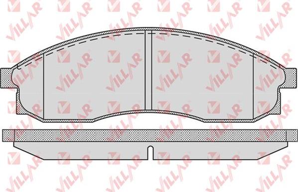 Villar 626.0942 - Kit de plaquettes de frein, frein à disque cwaw.fr