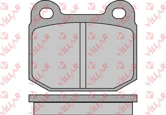 Villar 626.0947 - Kit de plaquettes de frein, frein à disque cwaw.fr