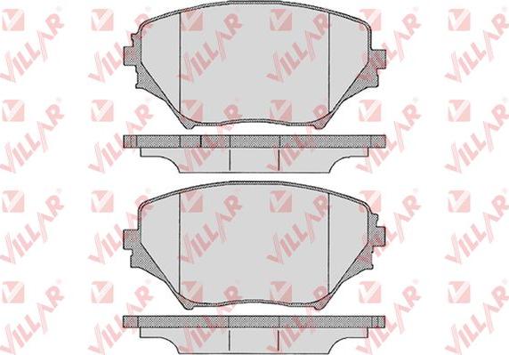 Villar 626.0958 - Kit de plaquettes de frein, frein à disque cwaw.fr