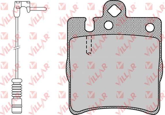 Villar 626.0957A - Kit de plaquettes de frein, frein à disque cwaw.fr