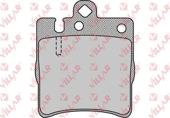 Villar 626.0957 - Kit de plaquettes de frein, frein à disque cwaw.fr