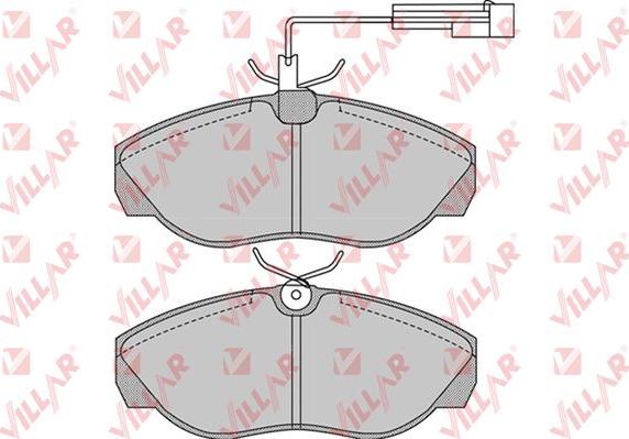 Villar 626.0964 - Kit de plaquettes de frein, frein à disque cwaw.fr