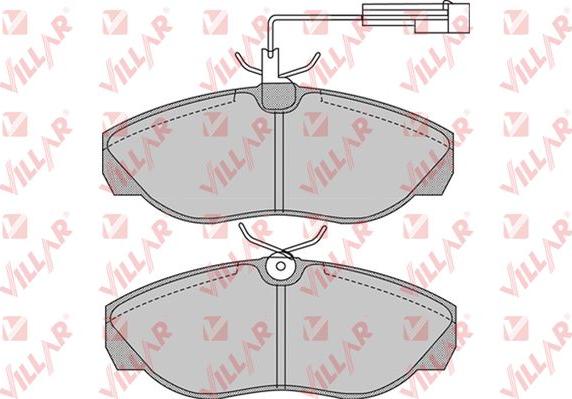 Villar 626.0965 - Kit de plaquettes de frein, frein à disque cwaw.fr