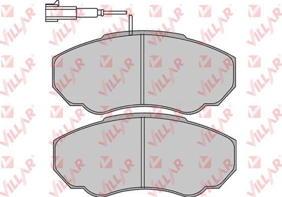 Villar 626.0966 - Kit de plaquettes de frein, frein à disque cwaw.fr