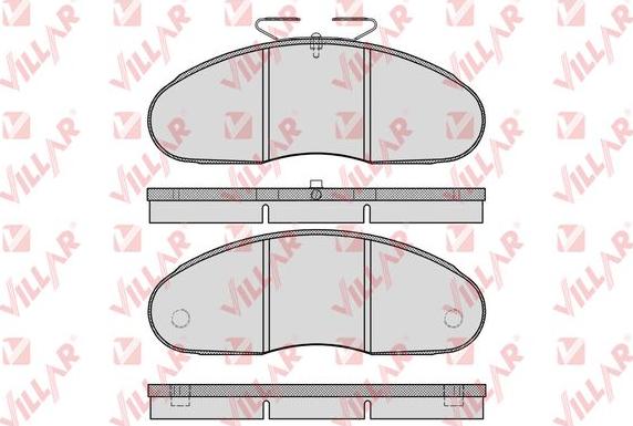 Villar 626.0961 - Kit de plaquettes de frein, frein à disque cwaw.fr