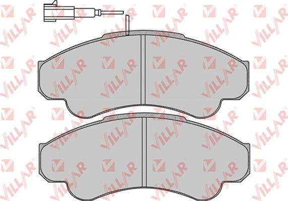 Villar 626.0967 - Kit de plaquettes de frein, frein à disque cwaw.fr