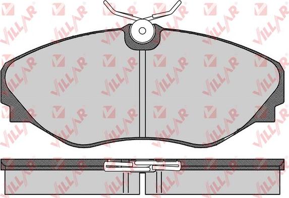 Villar 626.0908 - Kit de plaquettes de frein, frein à disque cwaw.fr