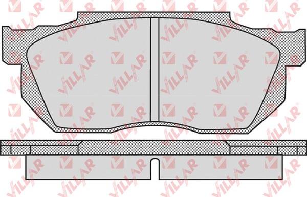 Villar 626.0919 - Kit de plaquettes de frein, frein à disque cwaw.fr