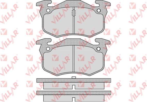 Villar 626.0914 - Kit de plaquettes de frein, frein à disque cwaw.fr