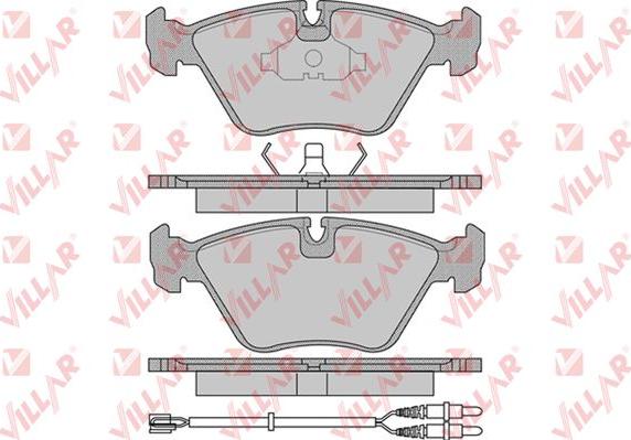 Villar 626.0985 - Kit de plaquettes de frein, frein à disque cwaw.fr