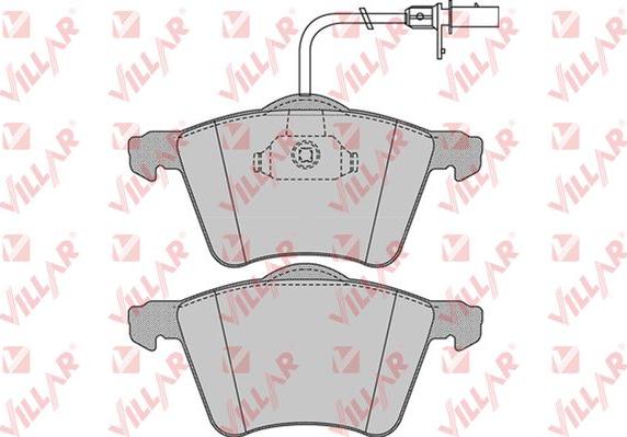 Villar 626.0982 - Kit de plaquettes de frein, frein à disque cwaw.fr