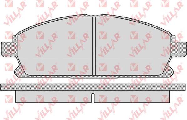 Villar 626.0935 - Kit de plaquettes de frein, frein à disque cwaw.fr