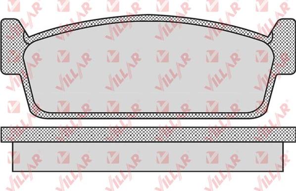 Villar 626.0925 - Kit de plaquettes de frein, frein à disque cwaw.fr