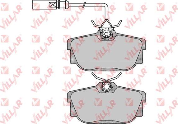 Villar 626.0974 - Kit de plaquettes de frein, frein à disque cwaw.fr