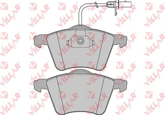 Villar 626.0975 - Kit de plaquettes de frein, frein à disque cwaw.fr