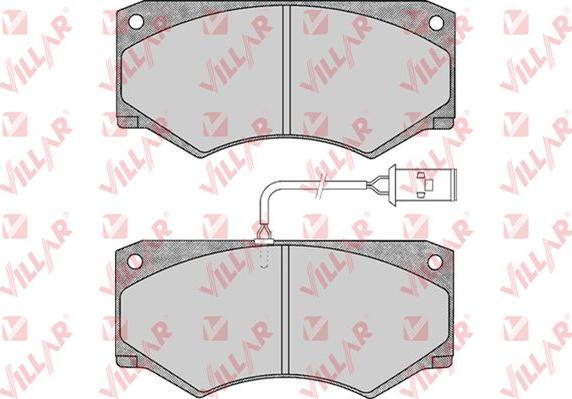 Villar 626.0499 - Kit de plaquettes de frein, frein à disque cwaw.fr