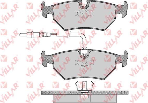 Villar 626.0497 - Kit de plaquettes de frein, frein à disque cwaw.fr