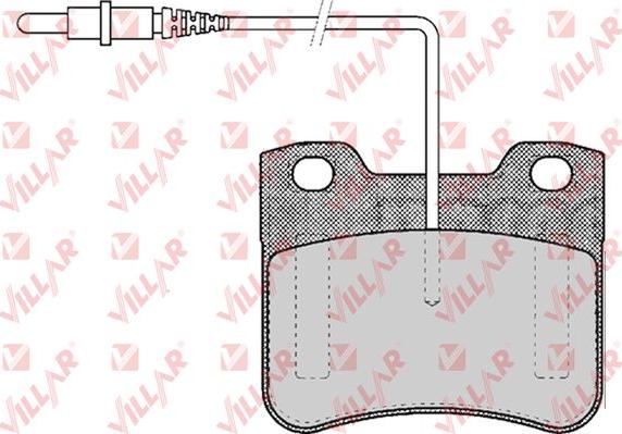 Villar 626.0444 - Kit de plaquettes de frein, frein à disque cwaw.fr