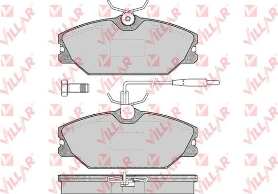 Villar 626.0445 - Kit de plaquettes de frein, frein à disque cwaw.fr