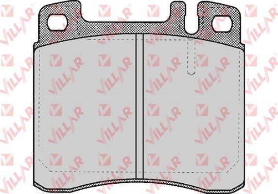 Villar 626.0447 - Kit de plaquettes de frein, frein à disque cwaw.fr