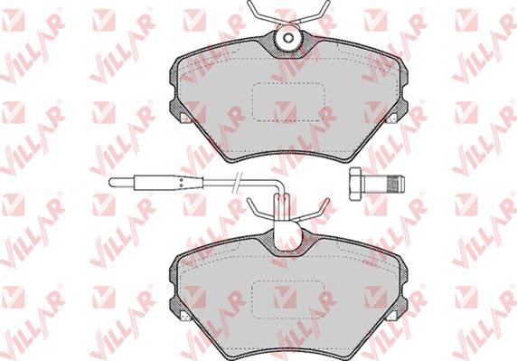 Villar 626.0469 - Kit de plaquettes de frein, frein à disque cwaw.fr