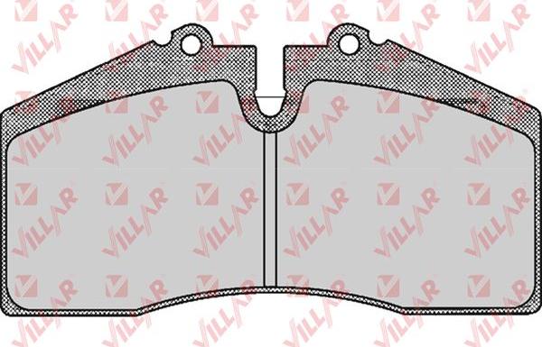 Villar 626.0466 - Kit de plaquettes de frein, frein à disque cwaw.fr