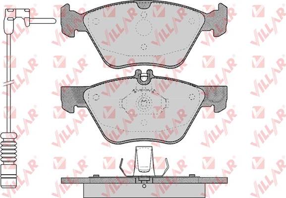 Villar 626.0406A - Kit de plaquettes de frein, frein à disque cwaw.fr