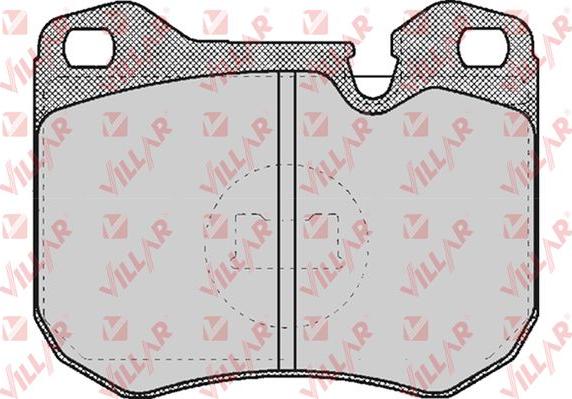 Villar 626.0402 - Kit de plaquettes de frein, frein à disque cwaw.fr