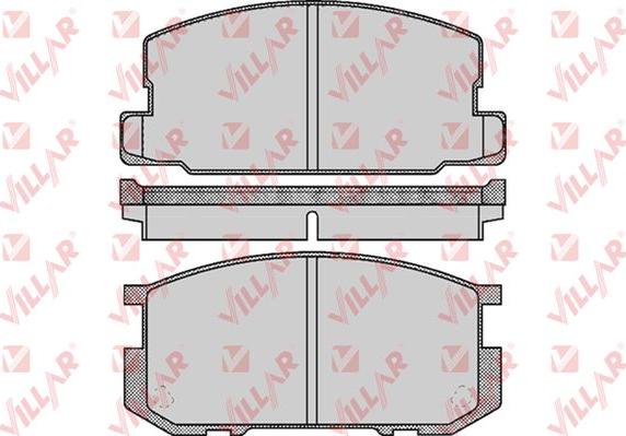 Villar 626.0416 - Kit de plaquettes de frein, frein à disque cwaw.fr