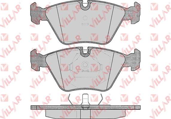 Villar 626.0417 - Kit de plaquettes de frein, frein à disque cwaw.fr