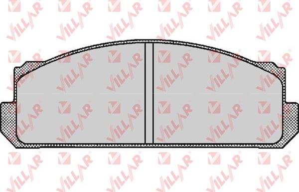 Villar 626.0489 - Kit de plaquettes de frein, frein à disque cwaw.fr