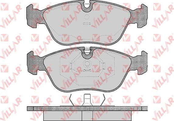 Villar 626.0436 - Kit de plaquettes de frein, frein à disque cwaw.fr