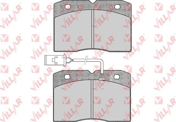 Villar 626.0425 - Kit de plaquettes de frein, frein à disque cwaw.fr