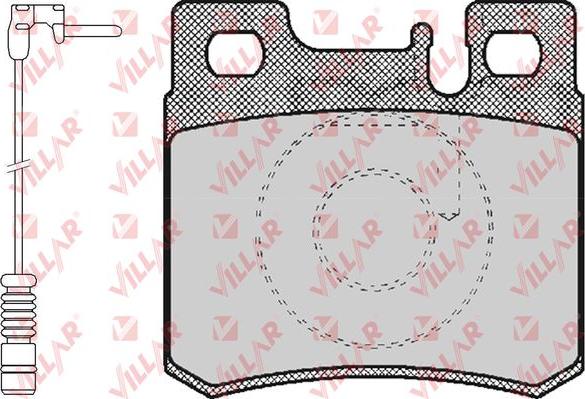 Villar 626.0428A - Kit de plaquettes de frein, frein à disque cwaw.fr